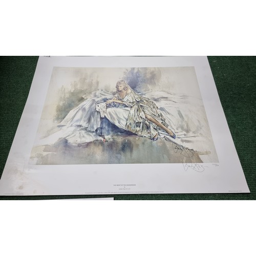 396 - Hand signed limited edition Gordon King print The night of the masquerade along with hand signed lim... 