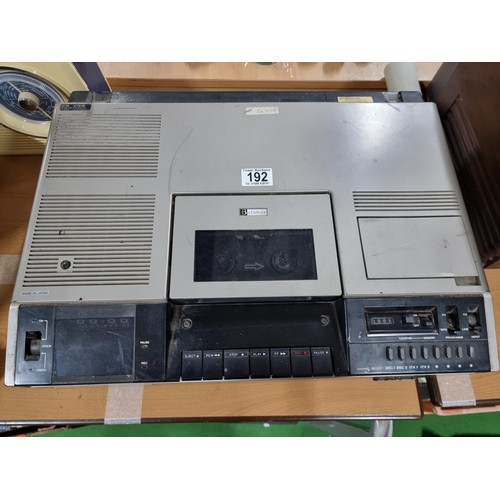 192 - A vintage Sony Betamax SL/8000UB video cassette recorder. Due to vintage nature of these items we ca... 