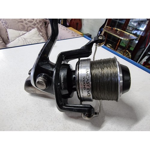 199 - A boxed diawa emcast evo 5000 fishing reel for carp fishing. In good condition, box does not match t... 