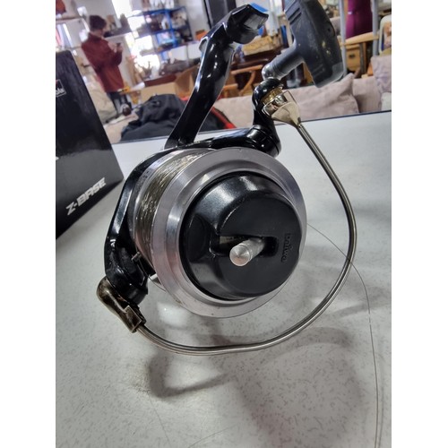 200 - A boxed diawa emcast evo 5000 fishing reel for carp fishing. In good condition, box does not match t... 