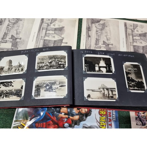 209 - A very interesting comprehensive photograph album mostly from the 1940's covering Canada, soldiers a... 