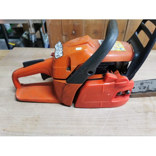 36 - Husqvarna 236 X-Torq petrol chainsaw in need of attention needs chain, comes with spare bearings, bl... 