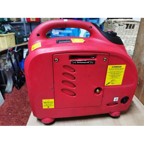 55 - Large Clarke petrol power inverter 2200w generator in full working order