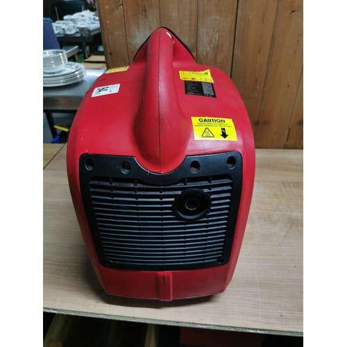 55 - Large Clarke petrol power inverter 2200w generator in full working order