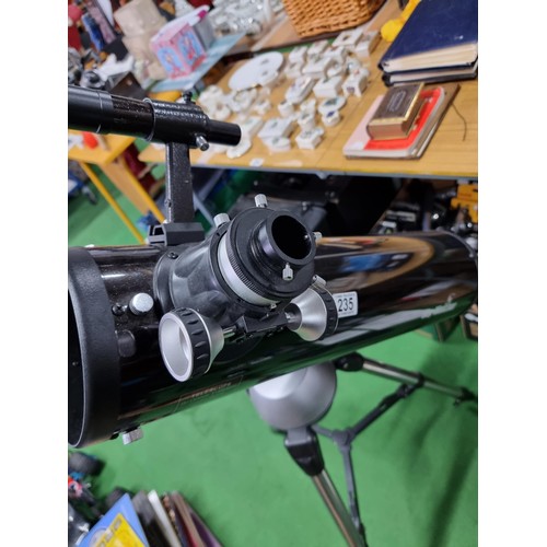 235 - A good skywatcher astronomical telescope along with a quantity of accessories including a remote con... 