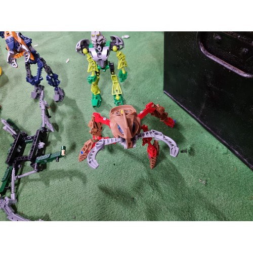 249 - A very large collection of various Lego Bionicle figures and accessories.