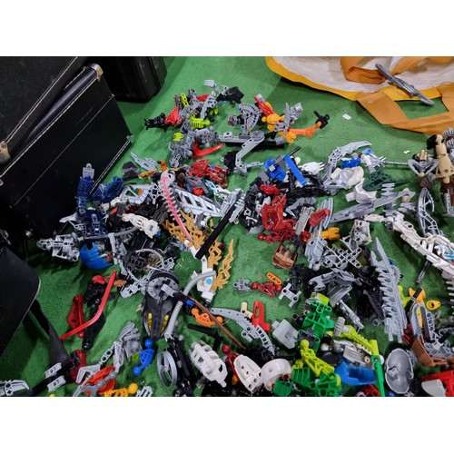 249 - A very large collection of various Lego Bionicle figures and accessories.