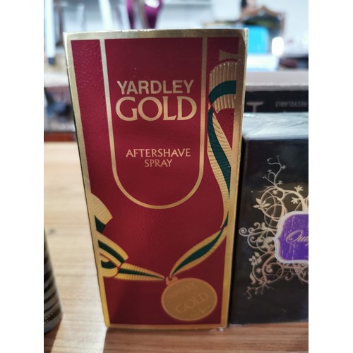 117 - Collection of Perfumes and aftershaves inc 4 Charlie's new and sealed Yardley perfume, Yardley after... 