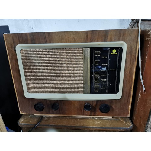 138 - Collection of 9x vintage radios inc Cossor, PYE, Bush etc due to the vintage nature of these items w... 