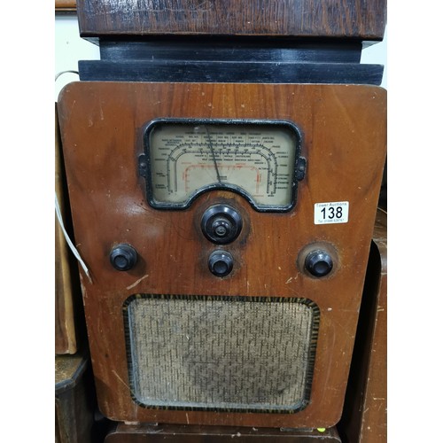 138 - Collection of 9x vintage radios inc Cossor, PYE, Bush etc due to the vintage nature of these items w... 