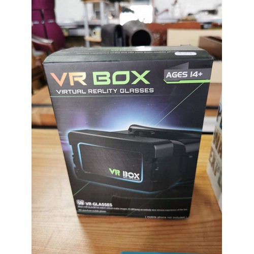 147 - 2x boxed VR headsets for mobile phones, inc EVO VR & VR BOX Helic Max along with gear4 model PG748 s... 