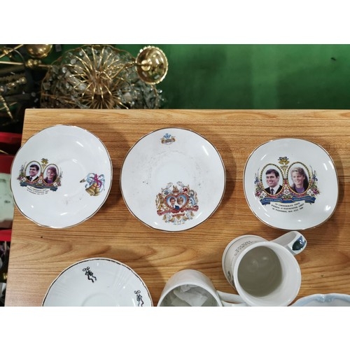 261 - Large job lot of royal memorabilia cups and plates by Grindley, Royal Staffordshire pottery, Alfred ... 