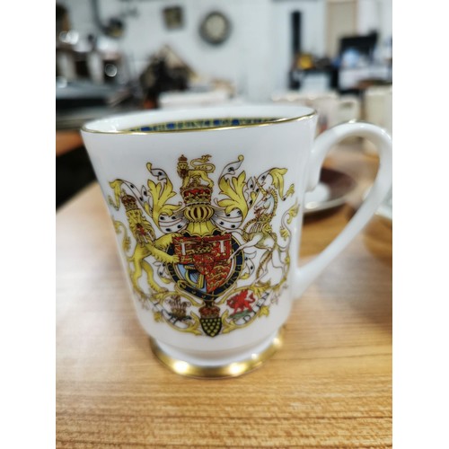 262 - Large collection of Royal memorabilia by Royal Albert, Aynsley, W.H.Goss etc inc cups, beakers and p... 