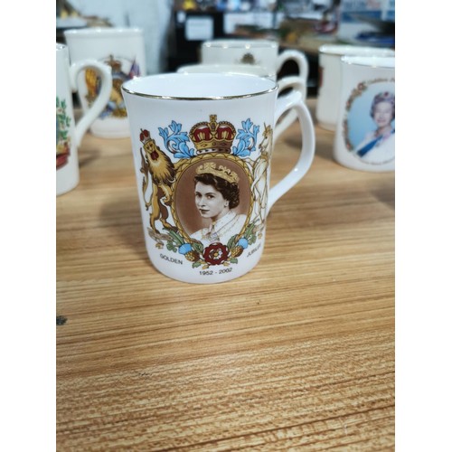 262 - Large collection of Royal memorabilia by Royal Albert, Aynsley, W.H.Goss etc inc cups, beakers and p... 