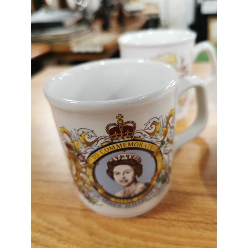 262 - Large collection of Royal memorabilia by Royal Albert, Aynsley, W.H.Goss etc inc cups, beakers and p... 