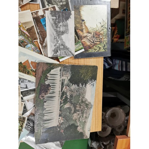 277 - Large collection of vintage vintage of postcards and photos of various subjects inc Aberystwyth post... 