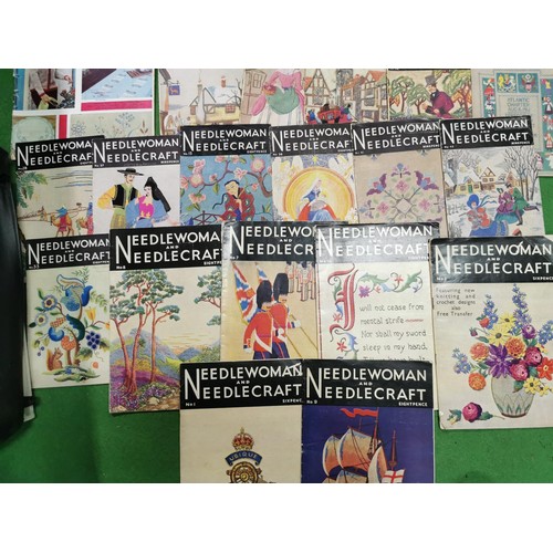 406 - Quantity of over 50x Needlewoman & Needle craft magazines from covering issues from 1 through to 148... 