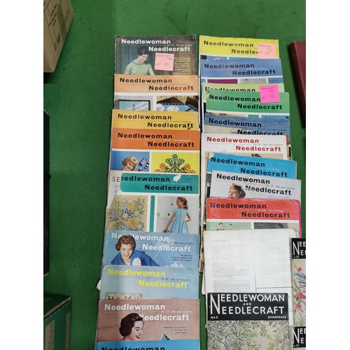 406 - Quantity of over 50x Needlewoman & Needle craft magazines from covering issues from 1 through to 148... 