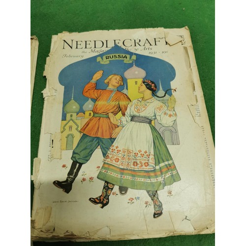 408 - Rare American Needlecraft (The Home Arts)  magazines dating Dec 1930, Jan 1931 & Feb 1931 magazines ... 