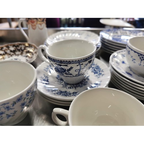 509 - Very large quantity of tea sets inc 12 piece Wedgwood Wild briar set, 15 piece Royal Doulton Frost p... 