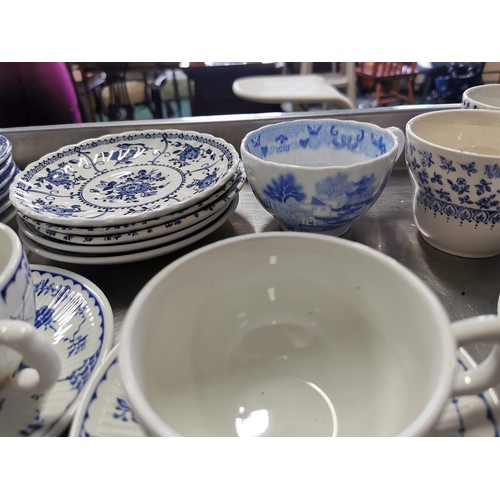 509 - Very large quantity of tea sets inc 12 piece Wedgwood Wild briar set, 15 piece Royal Doulton Frost p... 