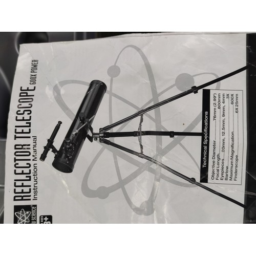 Reflector telescope hot sale 600 power