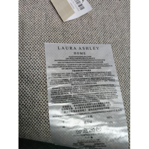 157 - A Laura Ashley Lewes rug in grape/raisin colour new with tags, retails at £325 with a nice geometric... 