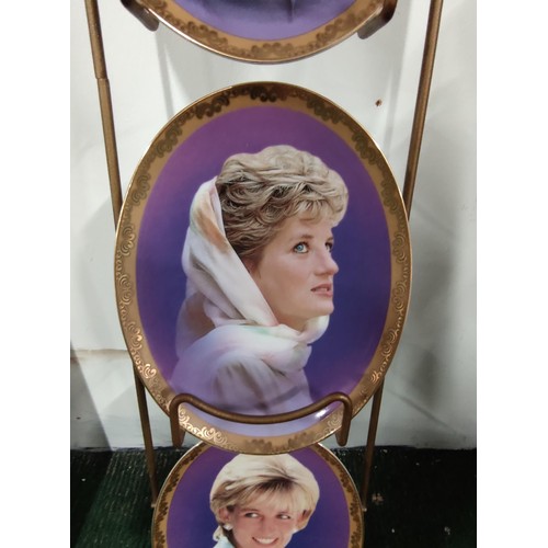 171 - A collection of 4 limited edition Davenport plates relating to the memories of Diana including 