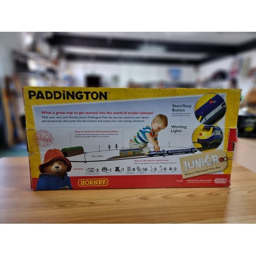 199 - A Hornby junior Paddington battery operated train set R1247 in as new condition.