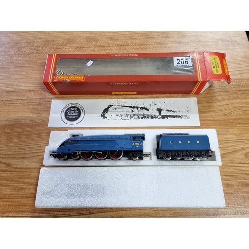 206 - A boxed as new Hornby R372LNER class A4 loco Seagull train set.