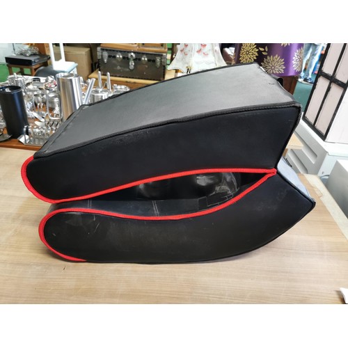 3 - Floor gaming chair working, seat pad material needs attention, complete with power cables