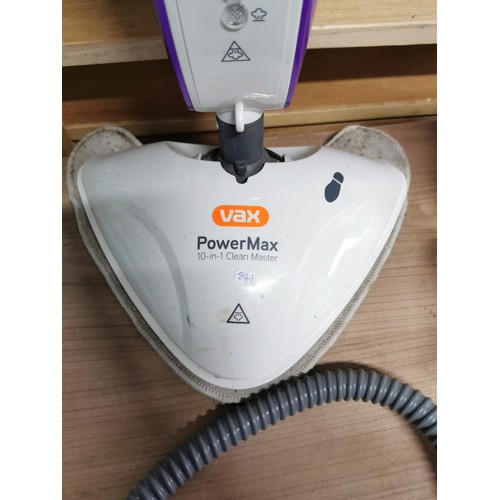 54 - Vax Powermax steamaster electric mop with accessories and Vax detergent fully working