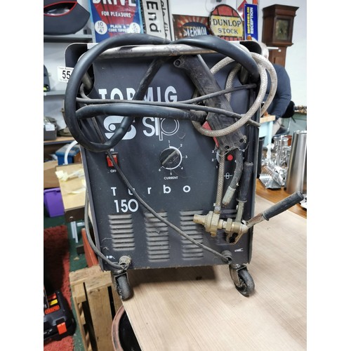 55 - SIP TOP MIG TURBO 150 WELDER, UNTESTED