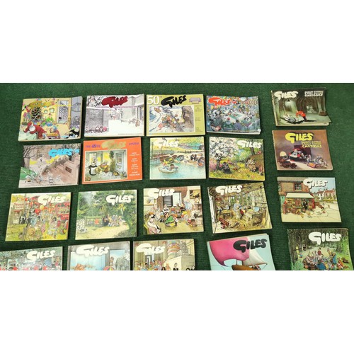 144 - Large collection of 46 Giles Annuals numbers 6 through to 54, number 6 is in lovely condition. all i... 