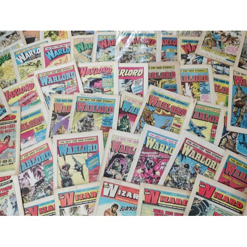 146 - Very large collection of vintage The Wizzard comics dated from 1971 through to 1978 all different ov... 