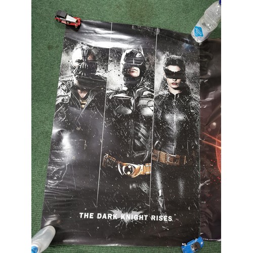 151 - Collection of 6x posters inc Superman, Batman, Star Wars Episode II Attack of the Clones etc, in goo... 