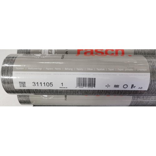 98 - 6 x Rasch grey rolls of wallpaper