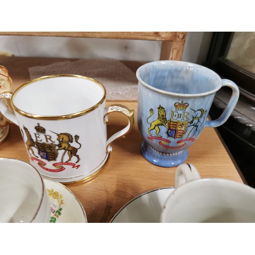 452 - Large collection of trios cup and saucers commemorating royal coronations along with collectable lar... 