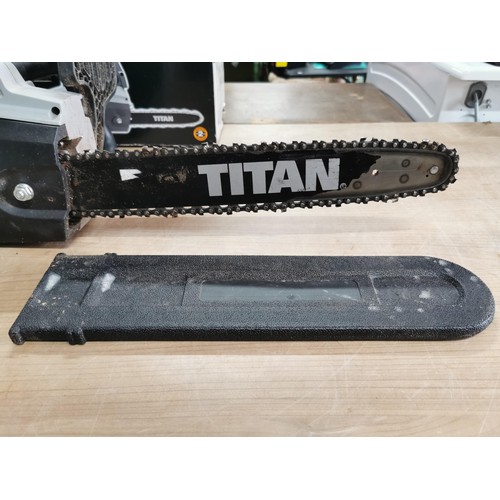 9 - Titan 2000w electric chainsaw in working order