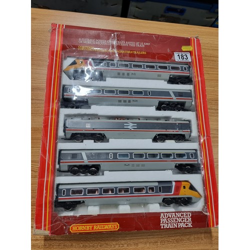 183 - A boxed Hornby advanced passenger train pack OO gauge, in hardly used excellent clean condition, box... 