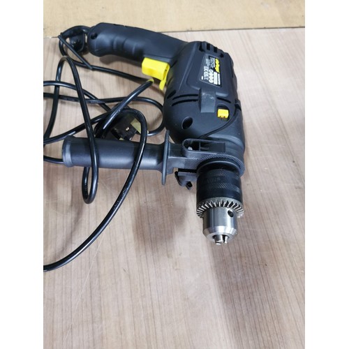 24 - As new boxed Challenge 230v mains impact drill 500w with instructions fully working