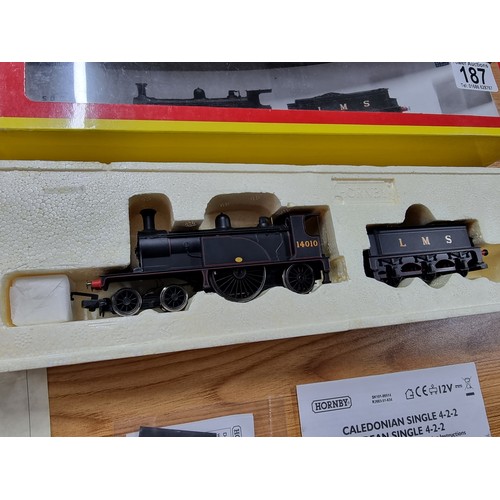 187 - A boxed as new Hornby R2683 Caledonian locomotive and tender, limited edition of 2000 with COA.