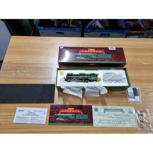 193 - A boxed as new Hornby legends R2974MLNER 4-6-2 Flying Scotsman class A1 collectors edition limited t... 