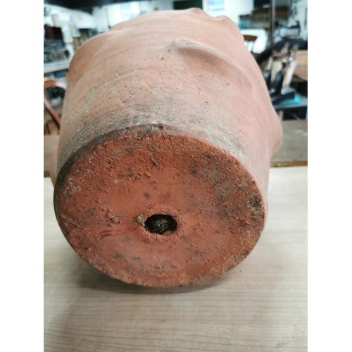 83 - Good quality terracotta planter in very good condition height 40cm diameter 30cm