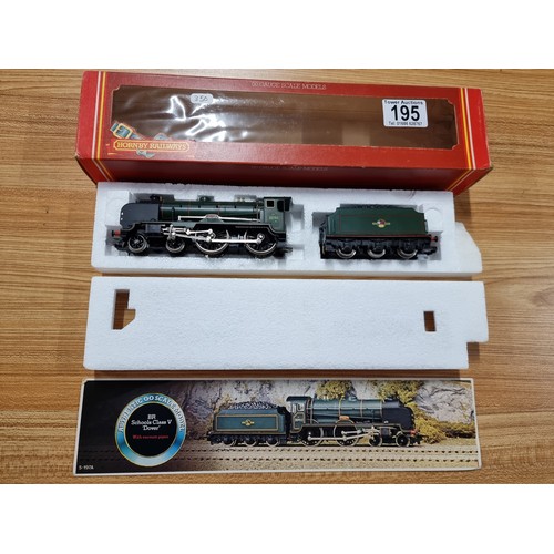 195 - A boxed Hornby R257BR schools class, class V loco and tender Dover.