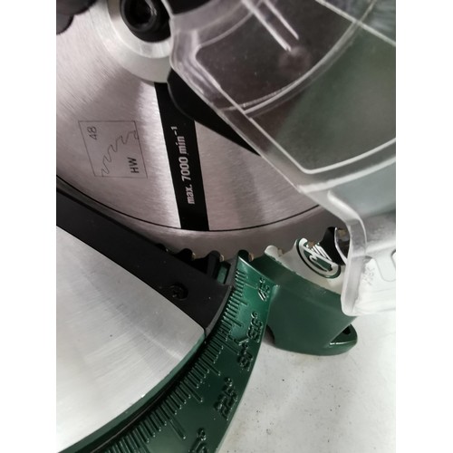 110 - Parkside cross cut mitre saw as new in box complete with accessories