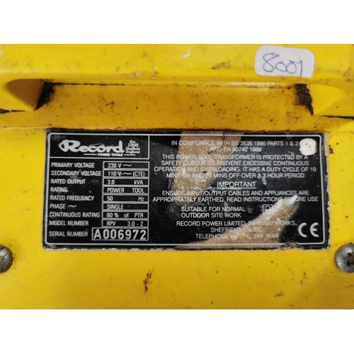 115 - 110v transformer model A006972 in good working order