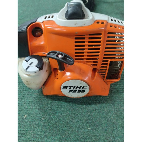 5 - Stihl FS56 petrol strimmer complete with instruction manual in good order