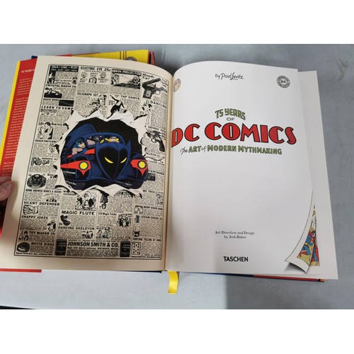 93 - Large boxed book 75 years of DC Comics in very good condition appears hardly used, the art of modern... 