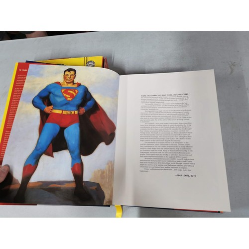 93 - Large boxed book 75 years of DC Comics in very good condition appears hardly used, the art of modern... 